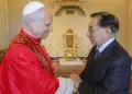 Jos� Balc�zar y el papa Le�n XIV se reunieron en el Vaticano: Estas son las primeras fotograf�as del encuentro