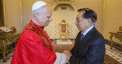 Jos� Balc�zar y el papa Le�n XIV sostienen reuni�n en el Vaticano