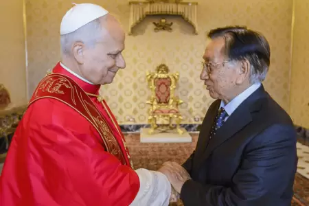 Jos� Balc�zar y el papa Le�n XIV sostienen reuni�n en el Vaticano