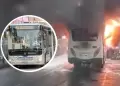 Metropolitano vuelve a presentar demoras en su servicio tras el incendio de un bus en la estaci�n Caquet�