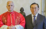 José Balcázar cancela viaje a Francia y retorna al Perú tras encuentro con el papa León XIV en Roma