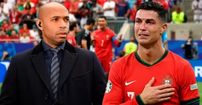 El exfutbolista arremeti� contra el astro portugues.