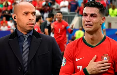 El exfutbolista arremeti� contra el astro portugues.