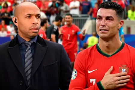 El exfutbolista arremeti� contra el astro portugues.
