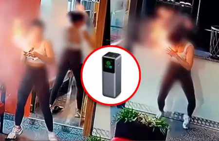 El power bank caus� graves heridas.