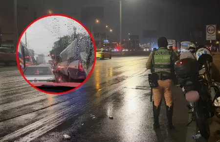 Intensas lluvias en Lima