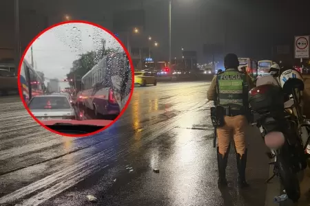 Intensas lluvias en Lima