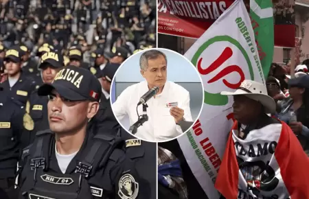 M�s de 7 mil polic�as resguardar�n movilizaciones en Lima de JP