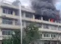 Incendio en escuela primaria dej� al menos 10 heridos: Investigan el origen del fuego