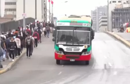 Reabren avenida Abancay debido a la congesti�n vehicular en el Centro Hist�rico.