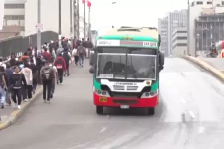Reabren avenida Abancay debido a la congesti�n vehicular en el Centro Hist�rico.