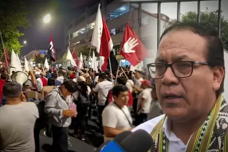 Roberto S�nchez garantiza protesta pac�fica