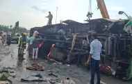 Choque de autobús contra un muro de contención dejó más de 20 heridos: Esto se sabe
