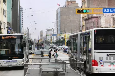 Metropolitano anuncia cambios en sus servicios hoy viernes 19 de junio