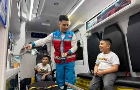 Padres del SAMU cumplen labor en emergencias