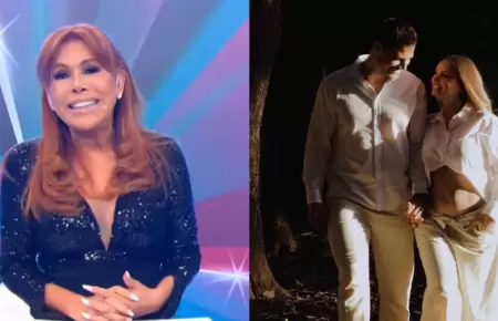 Magaly Medina revela cu�ntos meses de gestaci�n tiene Cachaza