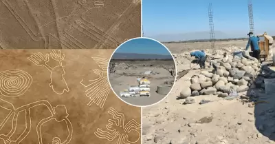 7 detenidos por realizar excavaciones ilegales en reserva de Las L�neas de Nazca