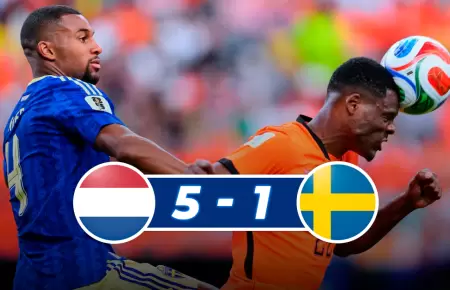 Pa�ses Bajos VS Suecia