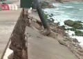 Emergencia en Chorrillos: Oleajes an�malos destruyen parte del malec�n de la Costa Verde