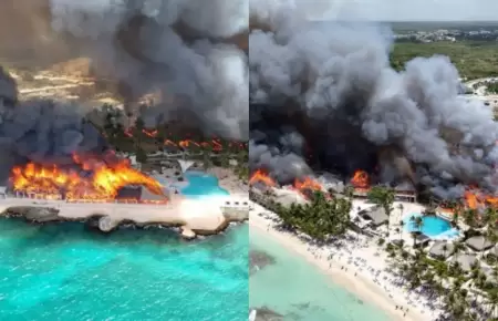 Incendio en resort de Rep�blica Dominicana dej� 1 turista muerta