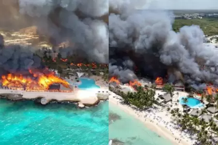 Incendio en resort de Rep�blica Dominicana dej� 1 turista muerta