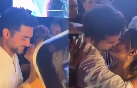 Shirley Arica y Pablo Heredia se van apasionado beso