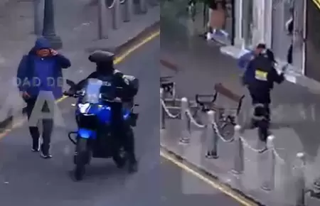 Efectivos de serenazgo y PNP capturaron a atacante de balacera en Jir�n de la Un