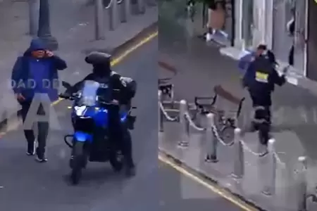 Efectivos de serenazgo y PNP capturaron a atacante de balacera en Jir�n de la Un
