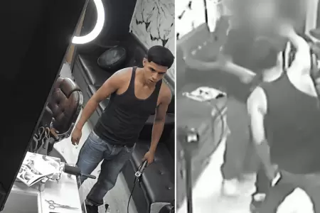 Barbero termina con derrame ocular tras agresi�n de cliente