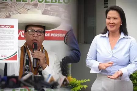 Keiko Fujimori cuestiona denuncia de JP