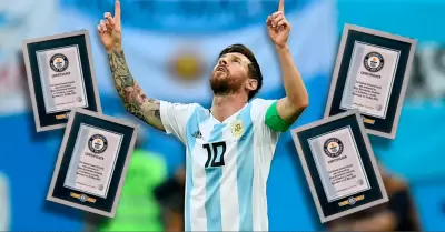 El deportista gan� 4 r�cord Guinness.