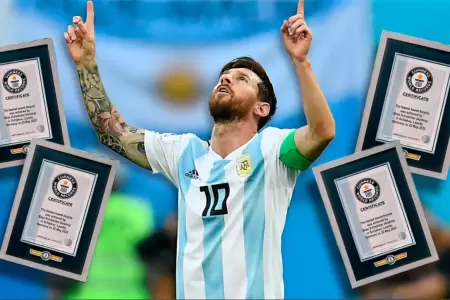 El deportista gan� 4 r�cord Guinness.