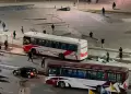 Tragedia vial: Un autob�s se subi� a la vereda dejando 5 heridos y una fallecida
