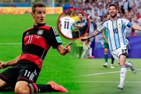El exjugador alem�n se rindi� ante el astro argentino tras r�cord.