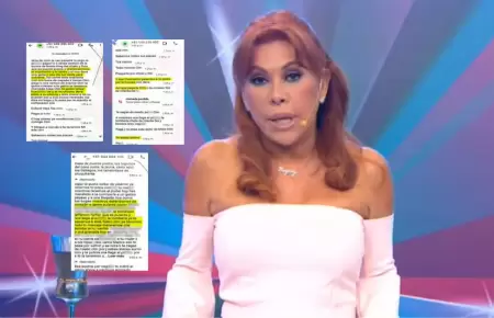 Magaly expone la denuncia que hizo ante el INPE y la Fiscal�a por amenazas que