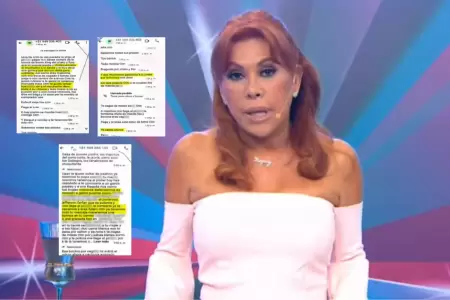 Magaly expone la denuncia que hizo ante el INPE y la Fiscal�a por amenazas que