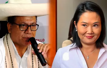 Roberto S�nchez asegura que no reconocer� gobierno de Keiko Fujimori.