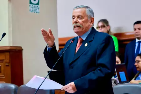 Fernando Rospigliosi fue el autor del proyecto de ley.