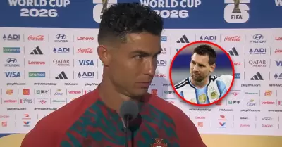 El astro portugu�s brind� declaraciones tras victoria de este martes.