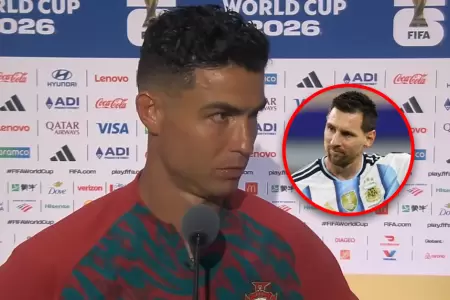 El astro portugu�s brind� declaraciones tras victoria de este martes.