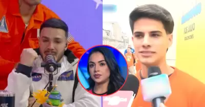 Kevin D�az chanca a Mario Irivarren por burlarse de infidelidad a Onelia Molina