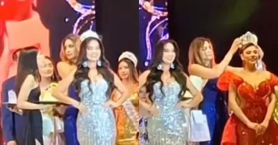 Milett Figueroa corona a la candidata equivocada