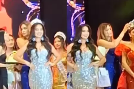 Milett Figueroa corona a la candidata equivocada