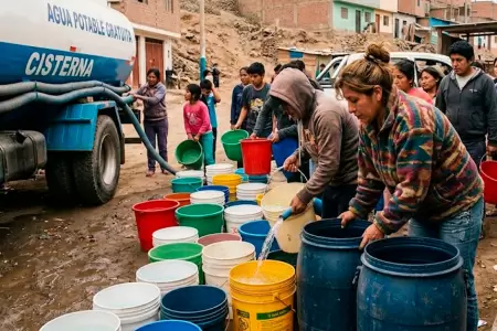 Corte de agua en distritos de Lima.