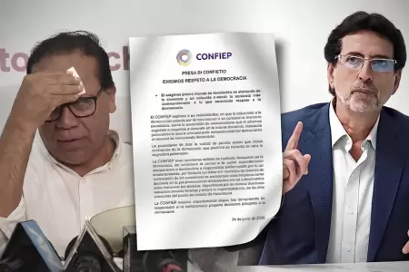 CONFIEP se pronuncia contra denuncias de "fraude en desarrollo"
