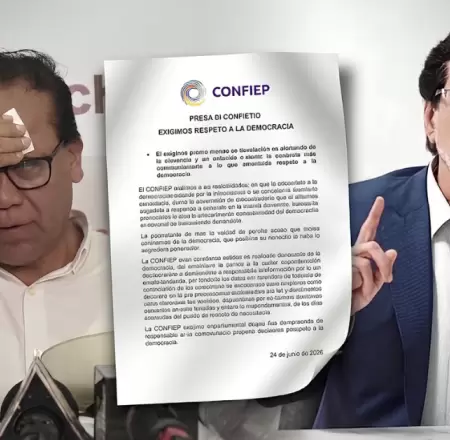 CONFIEP se pronuncia contra denuncias de "fraude en desarrollo"