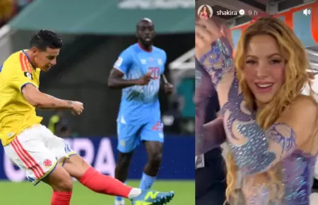 Shakira se pronuncia ante el triunfo de Colombia en el partido contra RD del Con