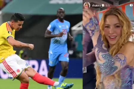 Shakira se pronuncia ante el triunfo de Colombia en el partido contra RD del Con