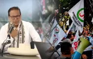 Marcha convocada por JP ser� pac�fica, asegura Roberto S�nchez: "No amenazamos de muerte"