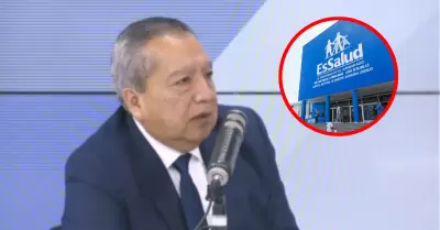 Presidente de EsSalud se pronuncia sobre desabastecimiento de medicamentos